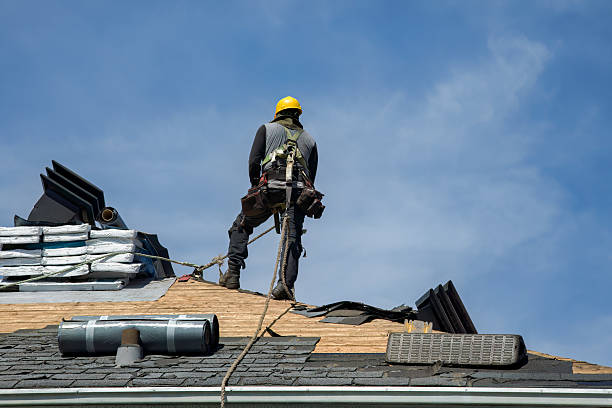 Professional Flat Roof Repair technician working in Atchison, KS